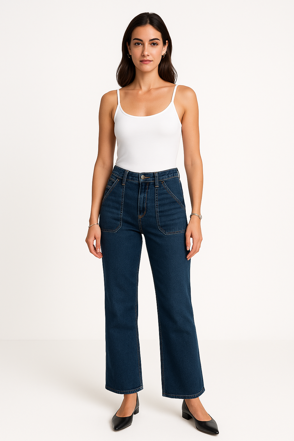 Utility Jeans with Contemporary Edge
