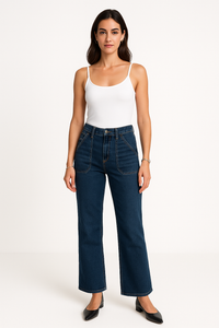 Utility Jeans with Contemporary Edge