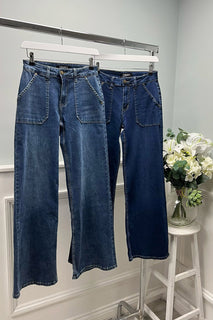 Utility Jeans with Contemporary Edge