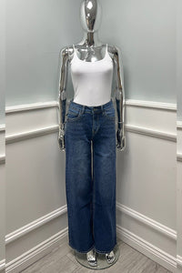 Denim Jeans with Subtle Sparkle
