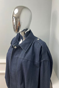 Collared, Zip Through, Denim Jacket