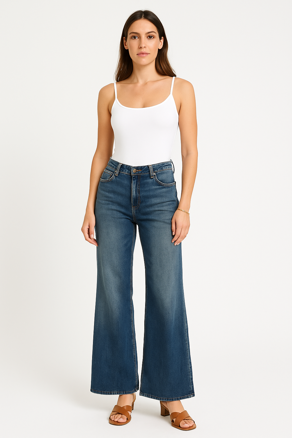 high-waist burgundy trousers in a soft stretch fit