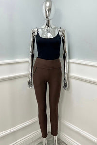 Elasticated Waist, Two Pocket Jeggings