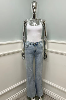 Flared Denim Jeans