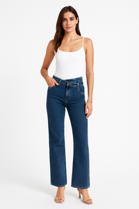 ‘Redial’ Straight Leg Stretchy Denim Jeans.