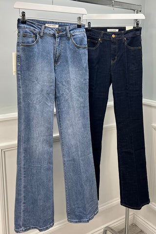 Classic Flared Denim Jeans