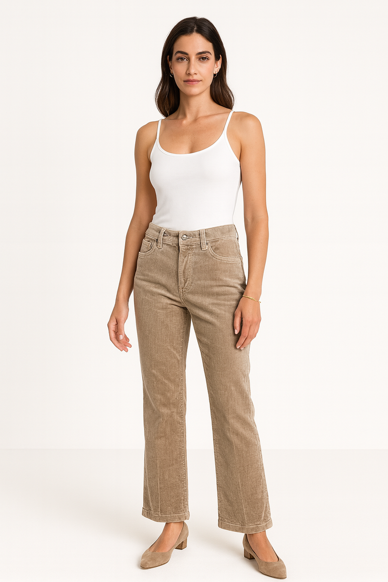 Corduroy Jeans with Retro Charm