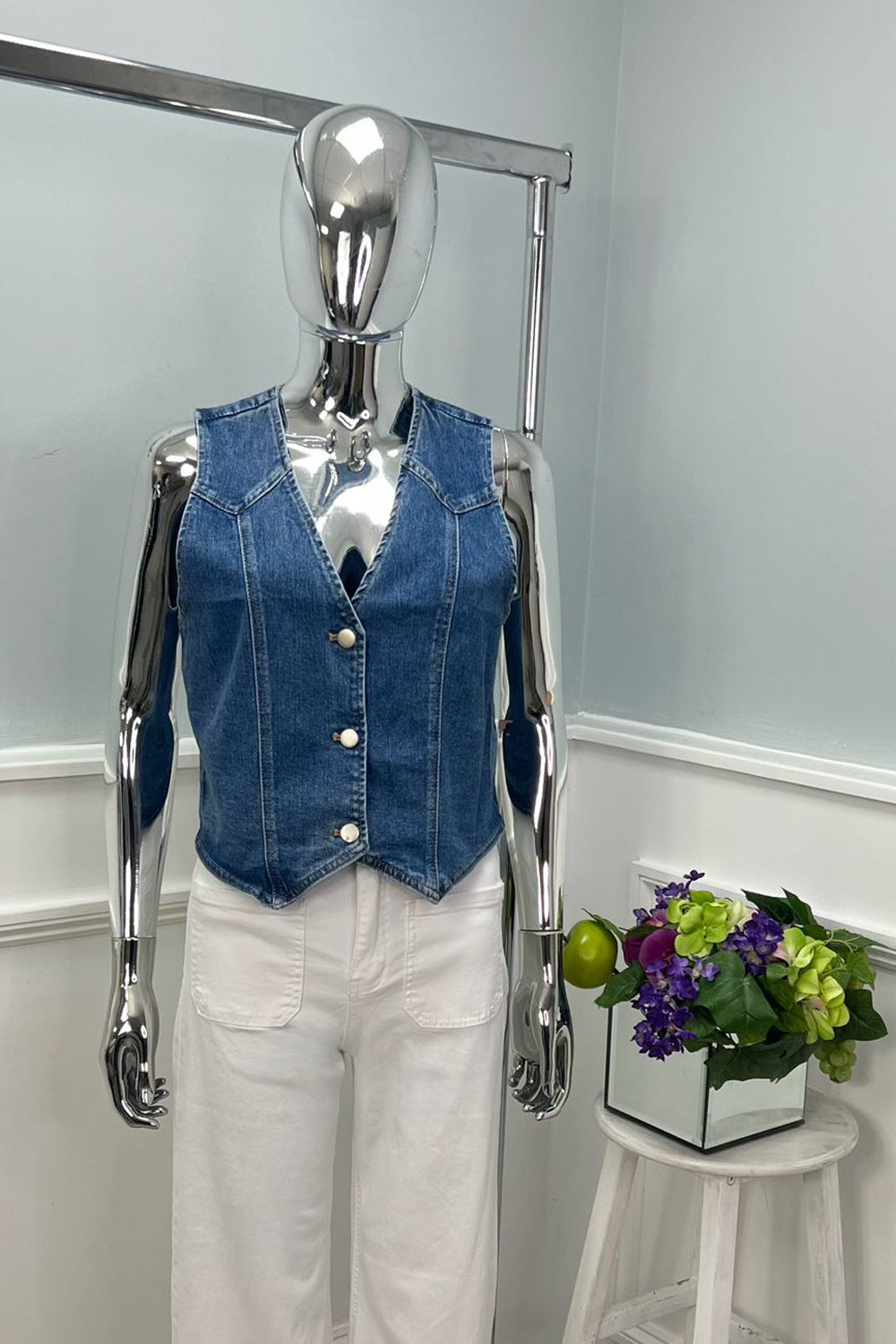 Denim Waistcoat