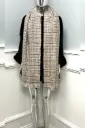 Textured Tweed-Style Long Scarf