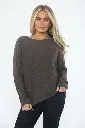 Round Neck, Viscose & Nylon Light Knitted Top