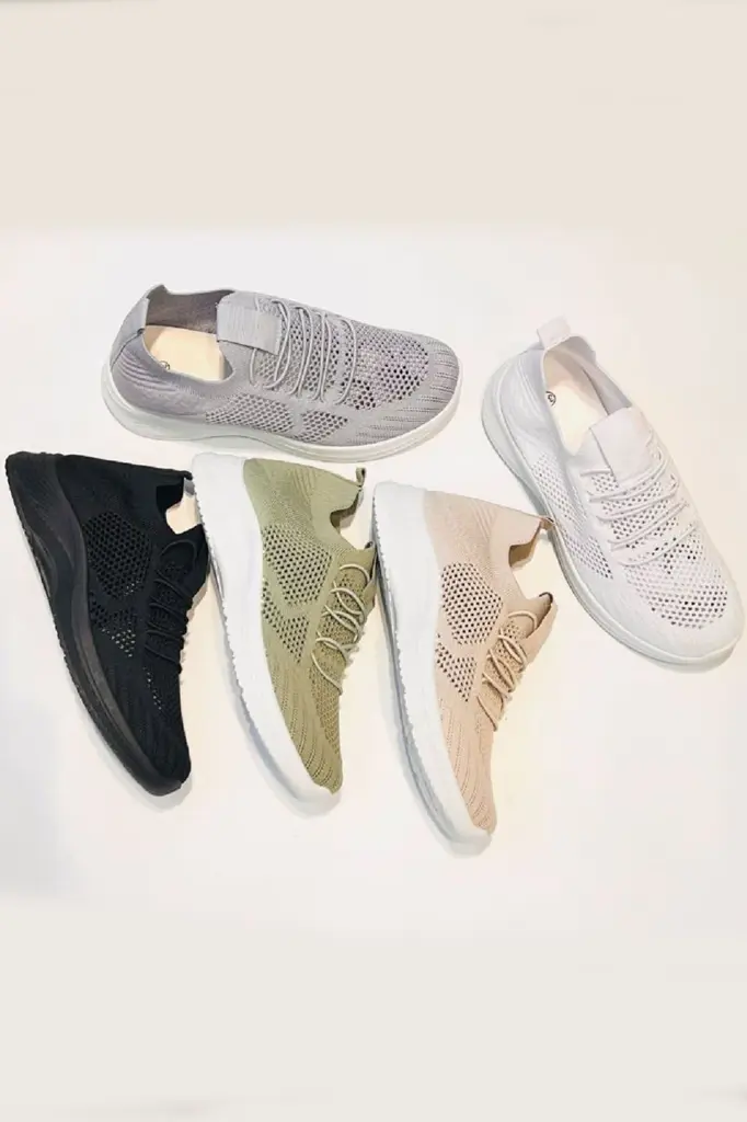 Lightweight Knit Slip-On Sneakers