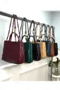 Braided Handle Woven Tote Bag