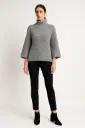 High Neck, Pop Corn Knitted Jumper - 35777